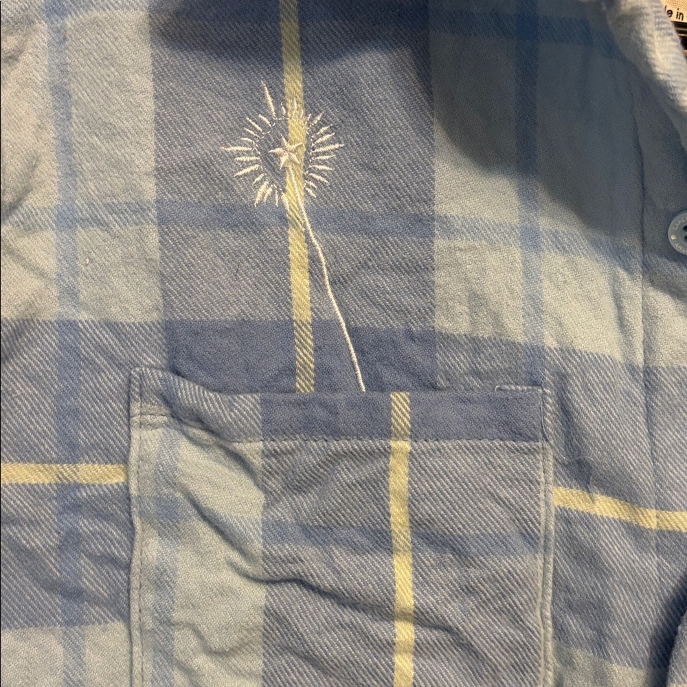 Disney Pinocchio - The Blue Fairy Plaid Button-Up Shirt - Picture 4 of 7